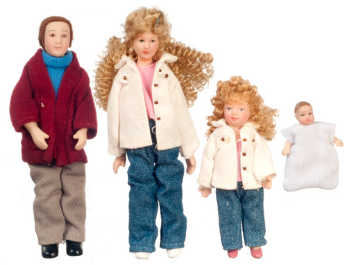 Modern Doll Family, Set of 4