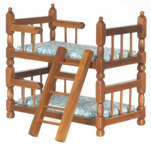 Bunkbed with Ladder, Walnut