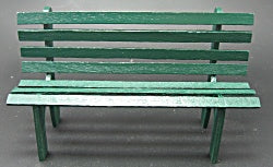 Park Bench, Green