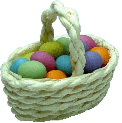 Easter Eggs in Basket