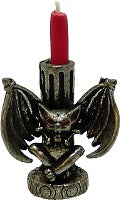 Bat Gargoyle with Red Candle