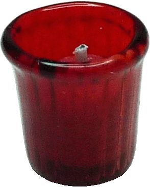 Red Votive Candle