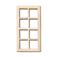 1/2" Scale 8-Light Standard Window