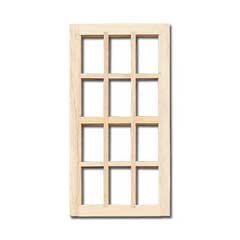 1/2" Scale 12-Light Standard Window