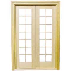 1/2" Scale Classic French Door