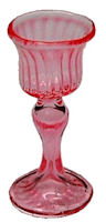 Crystal Pink Wine Glass