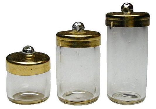 Jars with Lid, 3pc