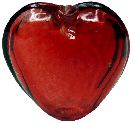 Heart Shape Vase, Red