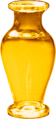 Yellow Glass Classic Pedestal Vase