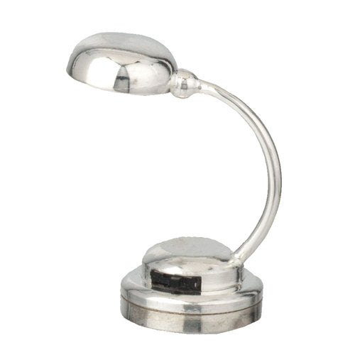 Silver Goose Neck Lamp, LED