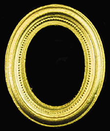 Oval Gold Frame, DISC