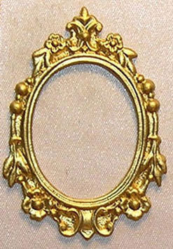 Ornate Gold Oval Frame, DISC