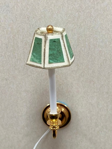 Brass Sconce with shade