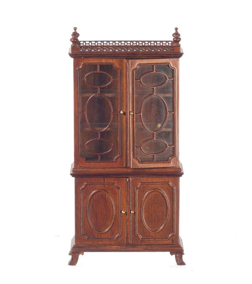 Display Cabinet with Carved Freeze