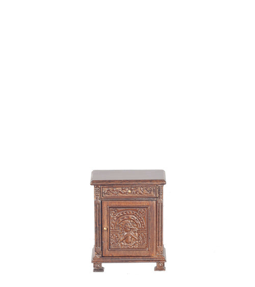 Tudor Bedside Cabinet, Walnut