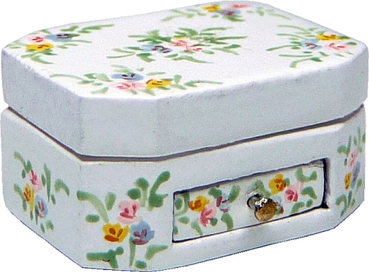 Flower Pattern Keepsake Box