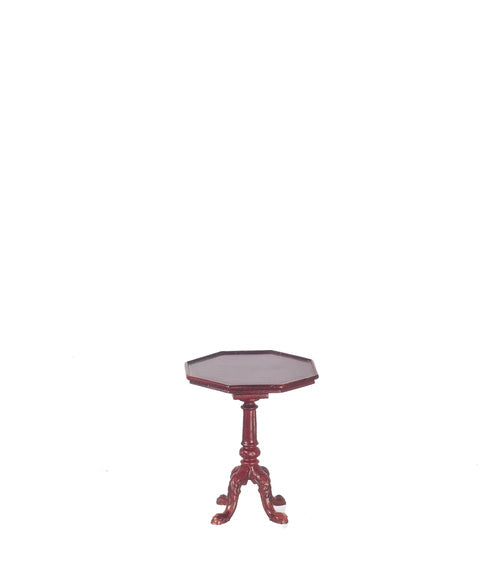 Octagon Tilt Top Table, Mahogany