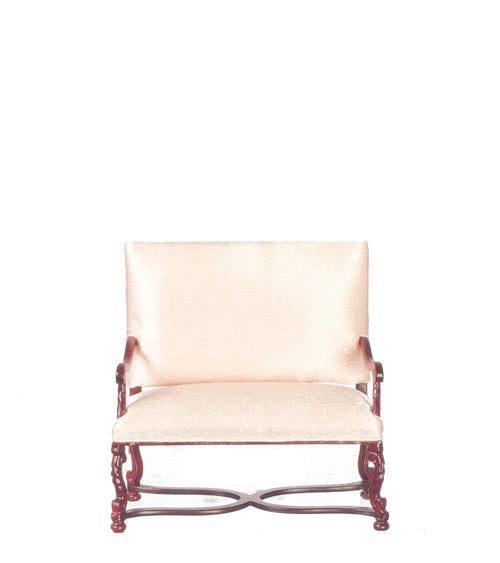 Two Seater Settee, Light Pink