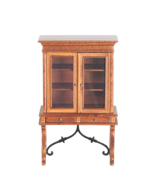 Spanish Style Display Cabinet, Walnut