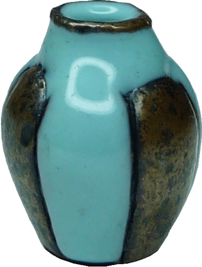 Turquoise & Silver Vase