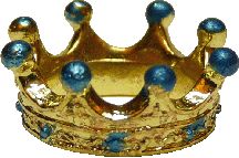 Crown, Gold & Turquoise