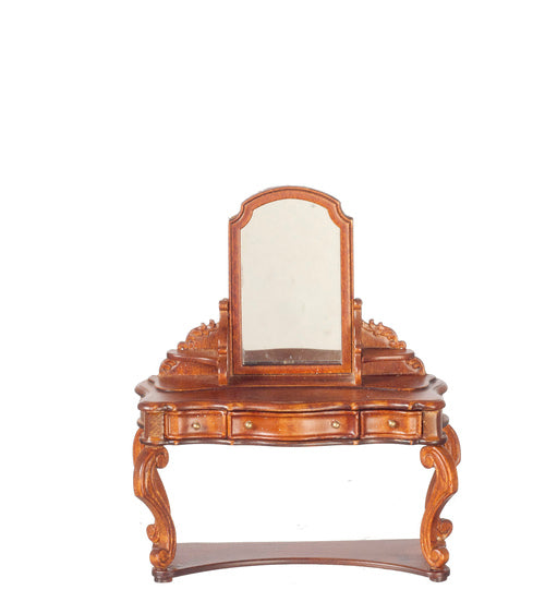 French Design Dressing Table, Walnut