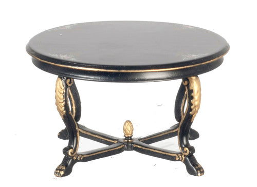 Round Coffee Table, Black