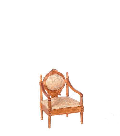 Louis XVI Eastlake Arm Chair, Walnut