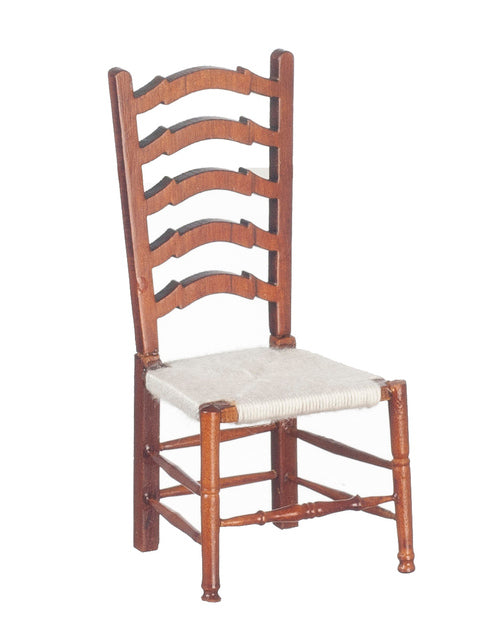 Side Chair with Woven Seat, Walnut