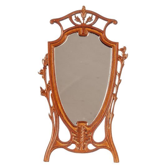 Art Deco Eagle Mirror, Walnut