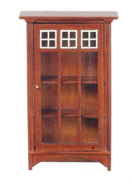 Mission Single Door Bookcase, Walnut