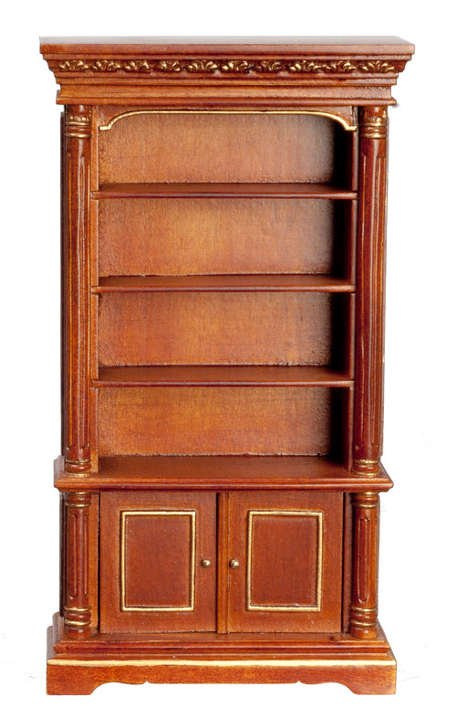 Bookcase, Walnut & Gold