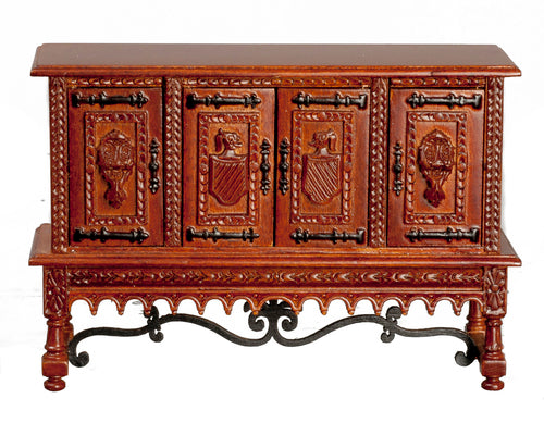 17th Century Fancy Spanish Credenza, Walnut