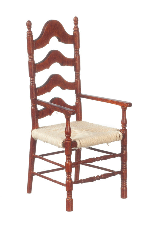 Ladderback Arm Chair, Walnut