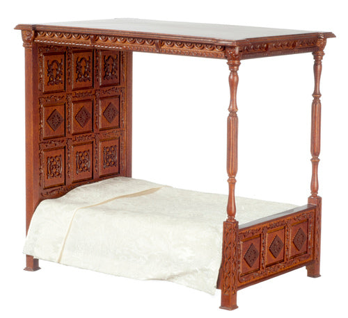 Tudor Bed, English 1558, Walnut