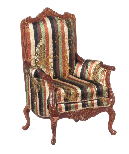 Victorian Arm Chair, Butterfly Motif, Walnut