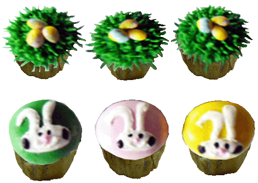 Easter Cupcakes, Set of 6