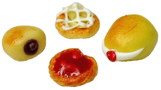 Bakery Pastries, 4pc