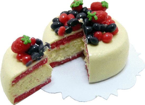 Red, White, Blue Cake, Sliced