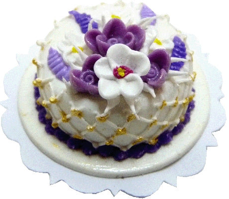 Lavender Floral Cake