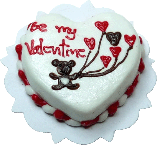 Valentine Teddy Bear Cake