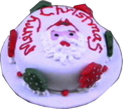 Merry Christmas Cake, Santa