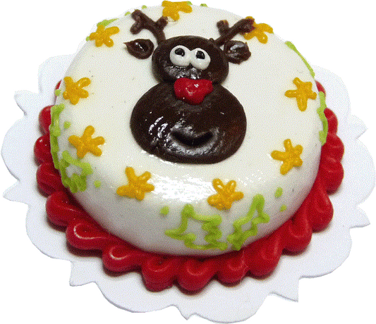 Reindeer Christmas Cake