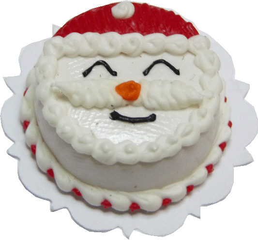 Jolly Christmas Cake, Santa