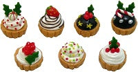 Christmas Cupcakes, Assorted, 7pc