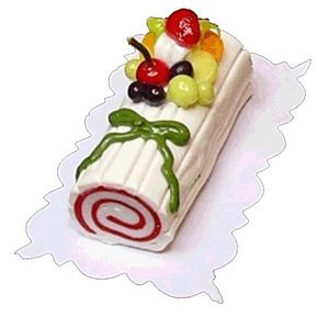 Yule Log, White