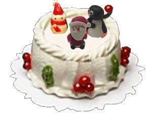 Christmas Figurine Cake