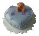 Teddy Bear Cake, Light Blue