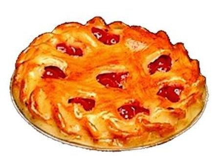 Cherry Pie, Crust with Heart Cut-outs