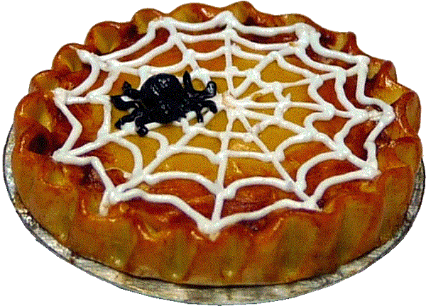 Black Spider Web Pie